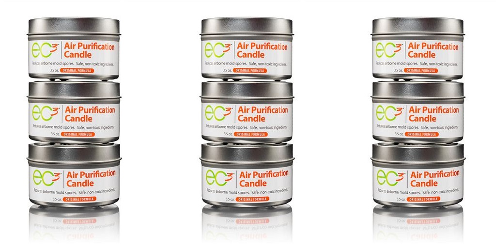 Air purifying candles