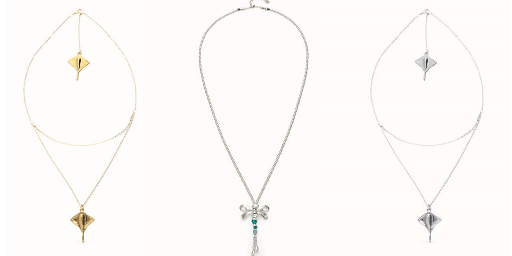 chunky gold statement necklace